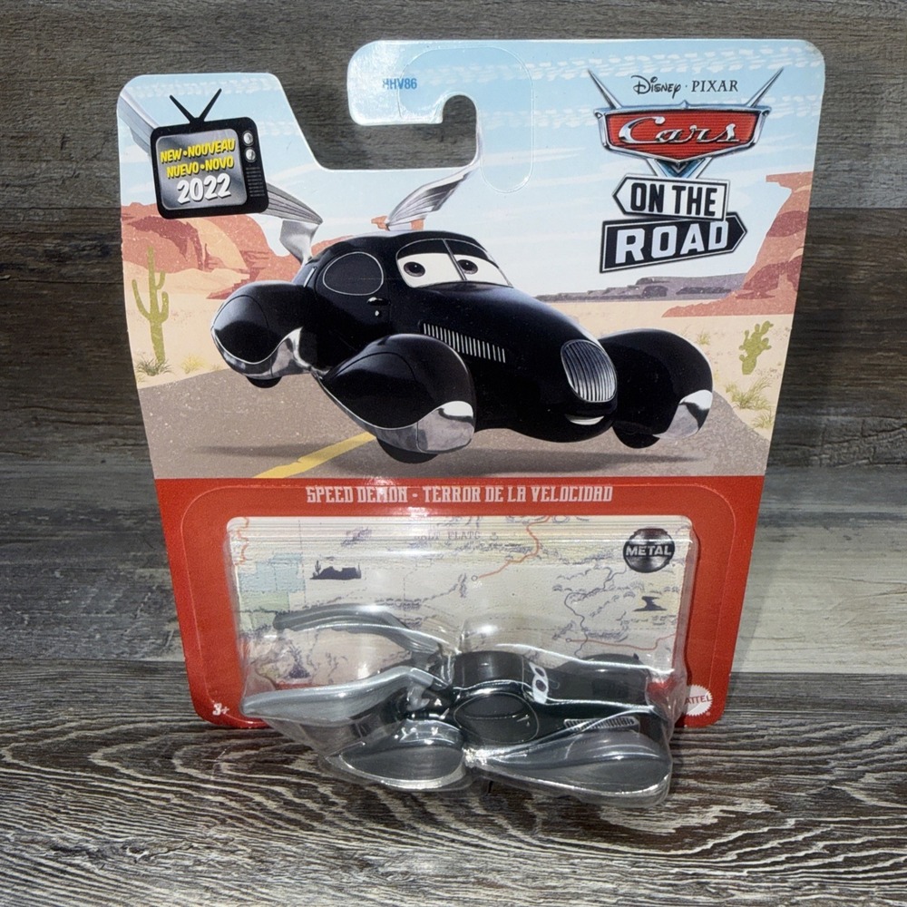 Mattel Disney Pixar Cars: On the Road Speed Demon 1:55 Scale Car - Black (HHT97)